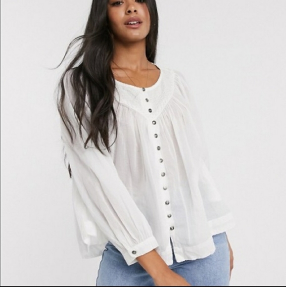 Free People | Boho Peasant Blouse - Picture 2 of 14